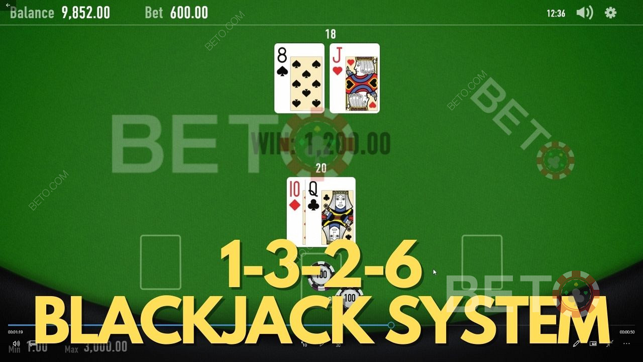 1-3-2-6 Blackjack Betting - How to Use It