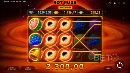 Hot Rush Triple Star Free Play Demo ✚ Pokie Review