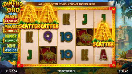 Dinero N Oro Free Play Demo ✚ Pokie Review
