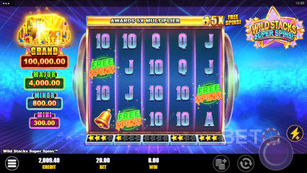 Wild Stacks Super Spins Free Play Demo ✚ Pokie Review