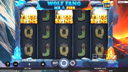 Wolf Fang - Ice & Fire Free Play Demo ✚ Pokie Review